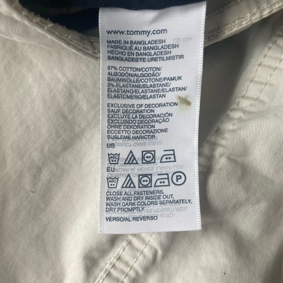 Tommy Hilfiger Light Khaki Button-Front Utility Skirt – Size 6 - Picture 4 of 6